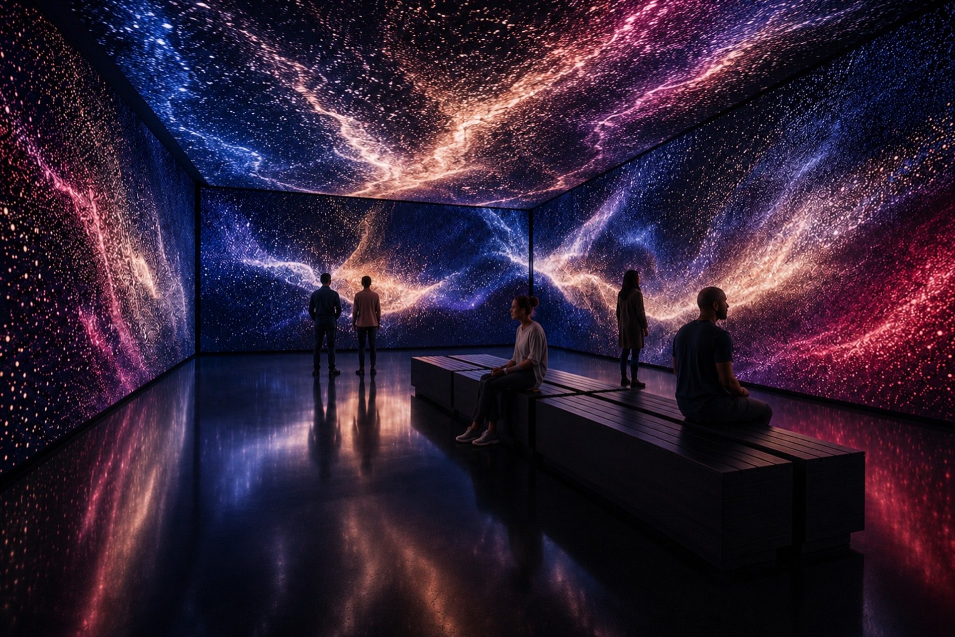 Immersive projection box