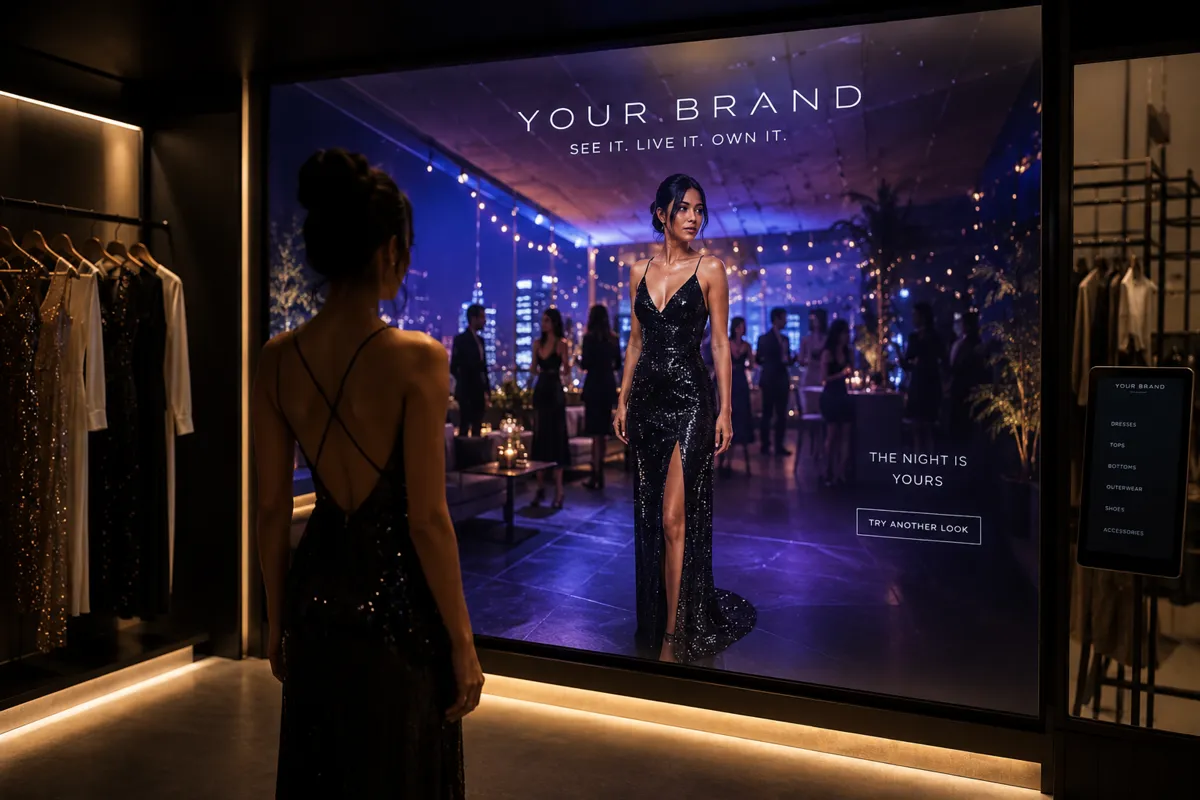 Retail mirror experience