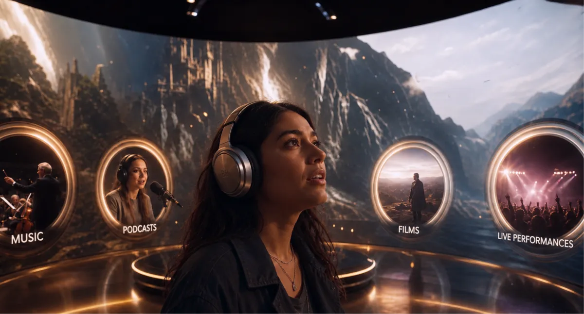 Immersive media dome