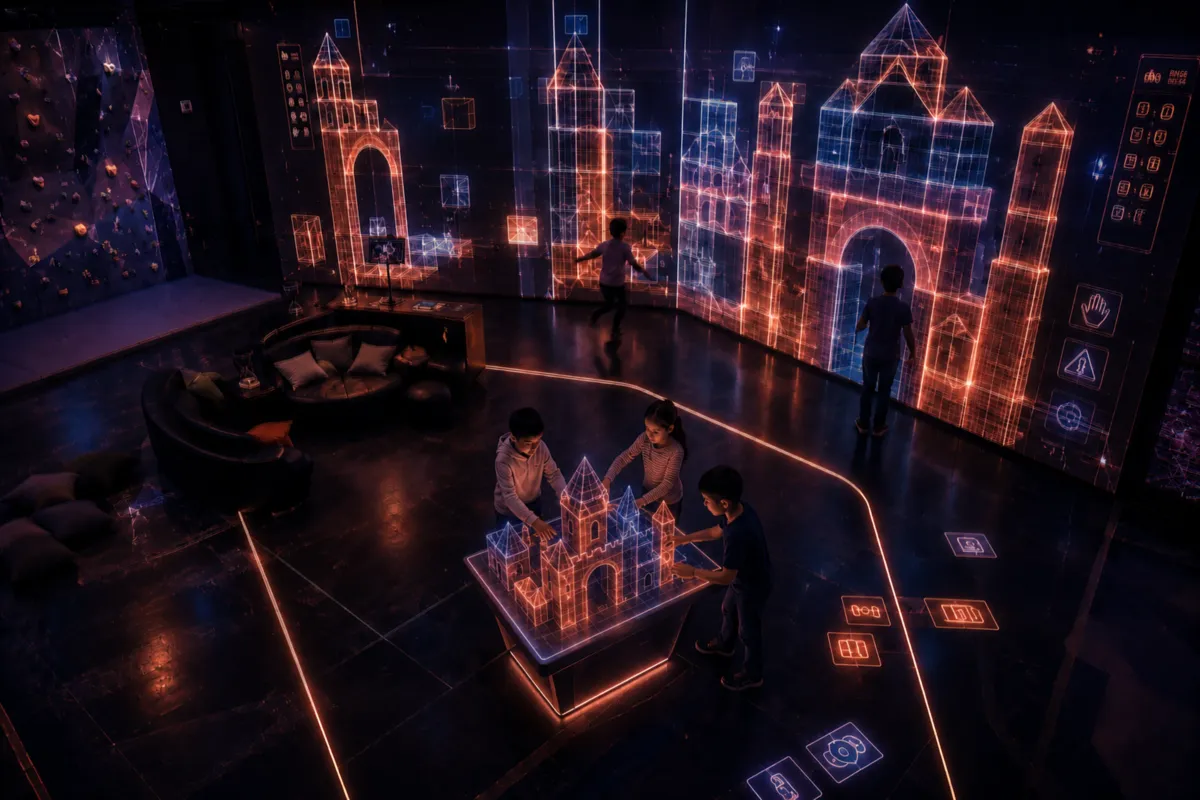 Interactive projection playroom