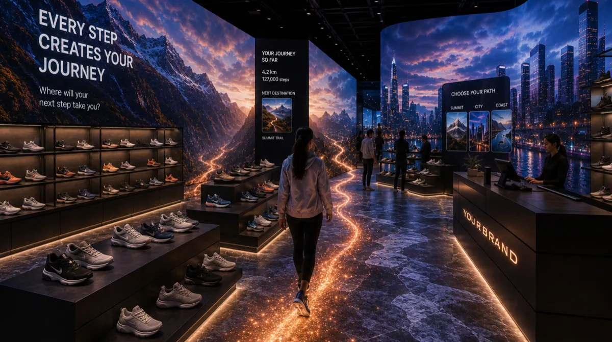 Shoe store journey