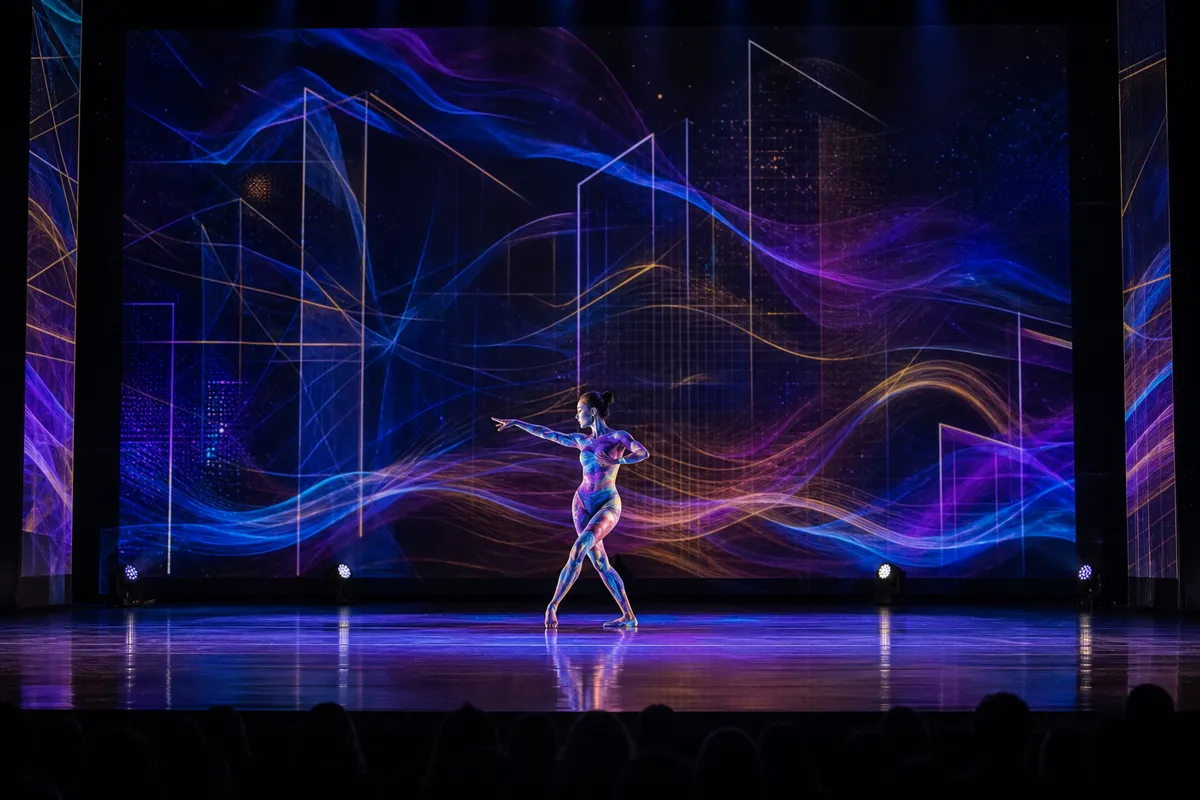 Dancer light stage