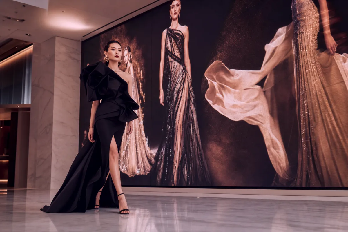 Couture runway LED wall